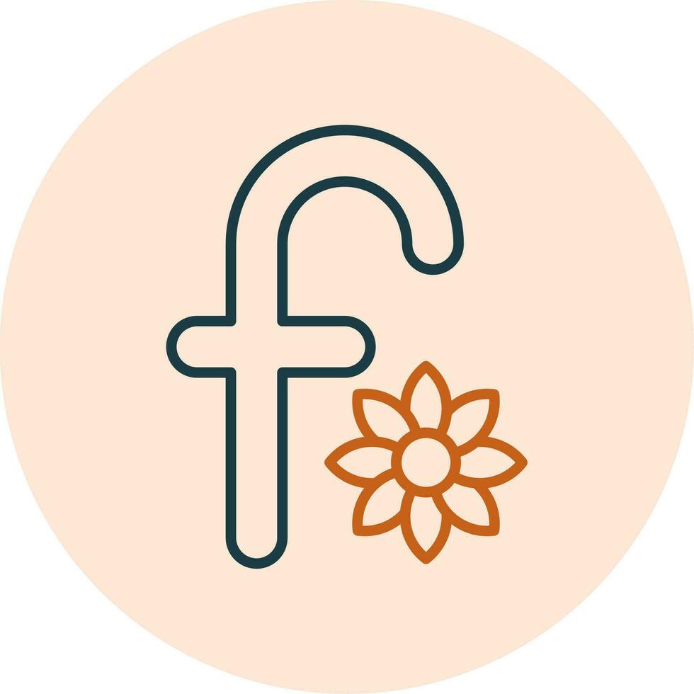 Small F Vector Icon