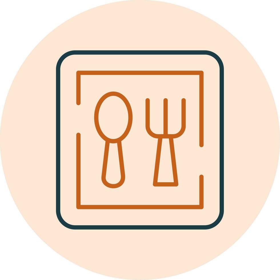 Restaurant Sign Vector Icon