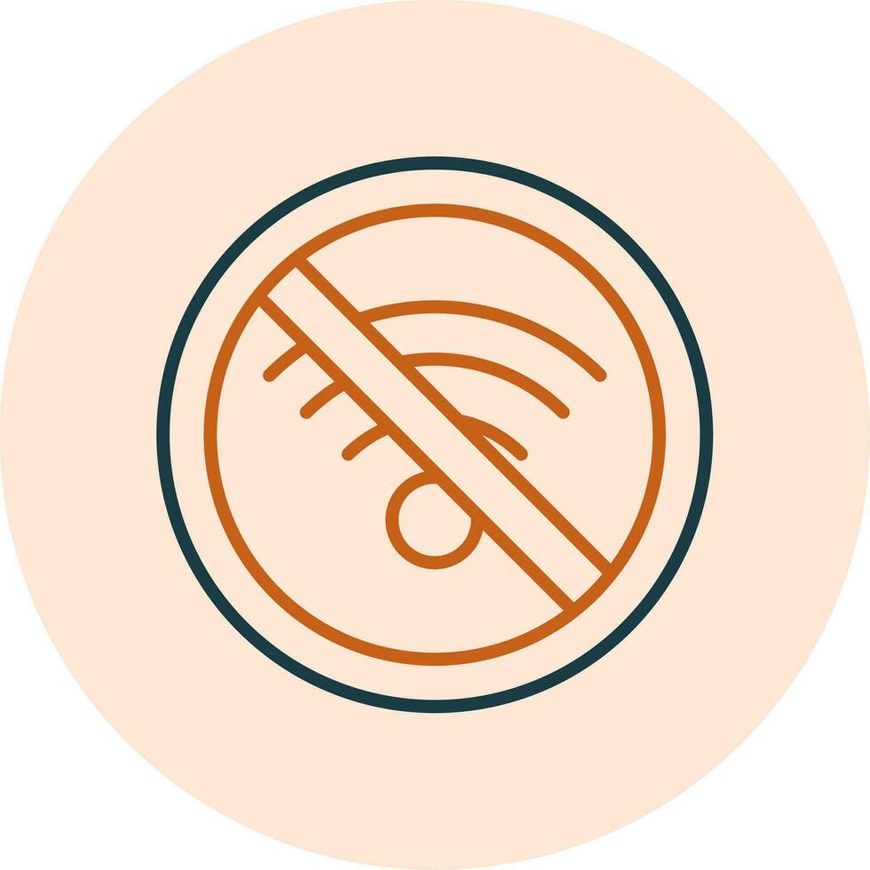 No Wifi Vector Icon