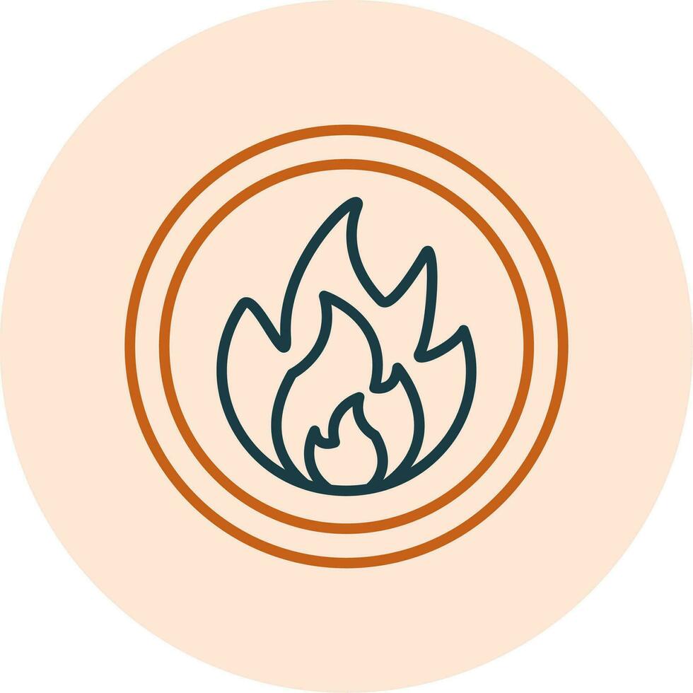 Flammable Vector Icon