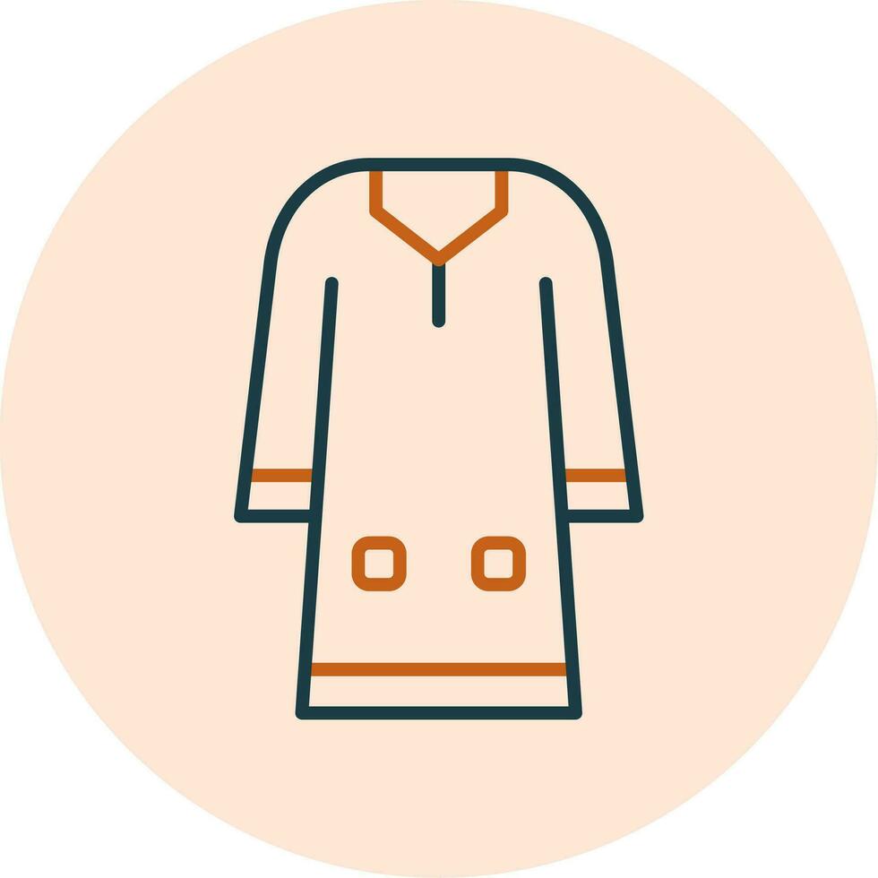 Djellaba Vector Icon