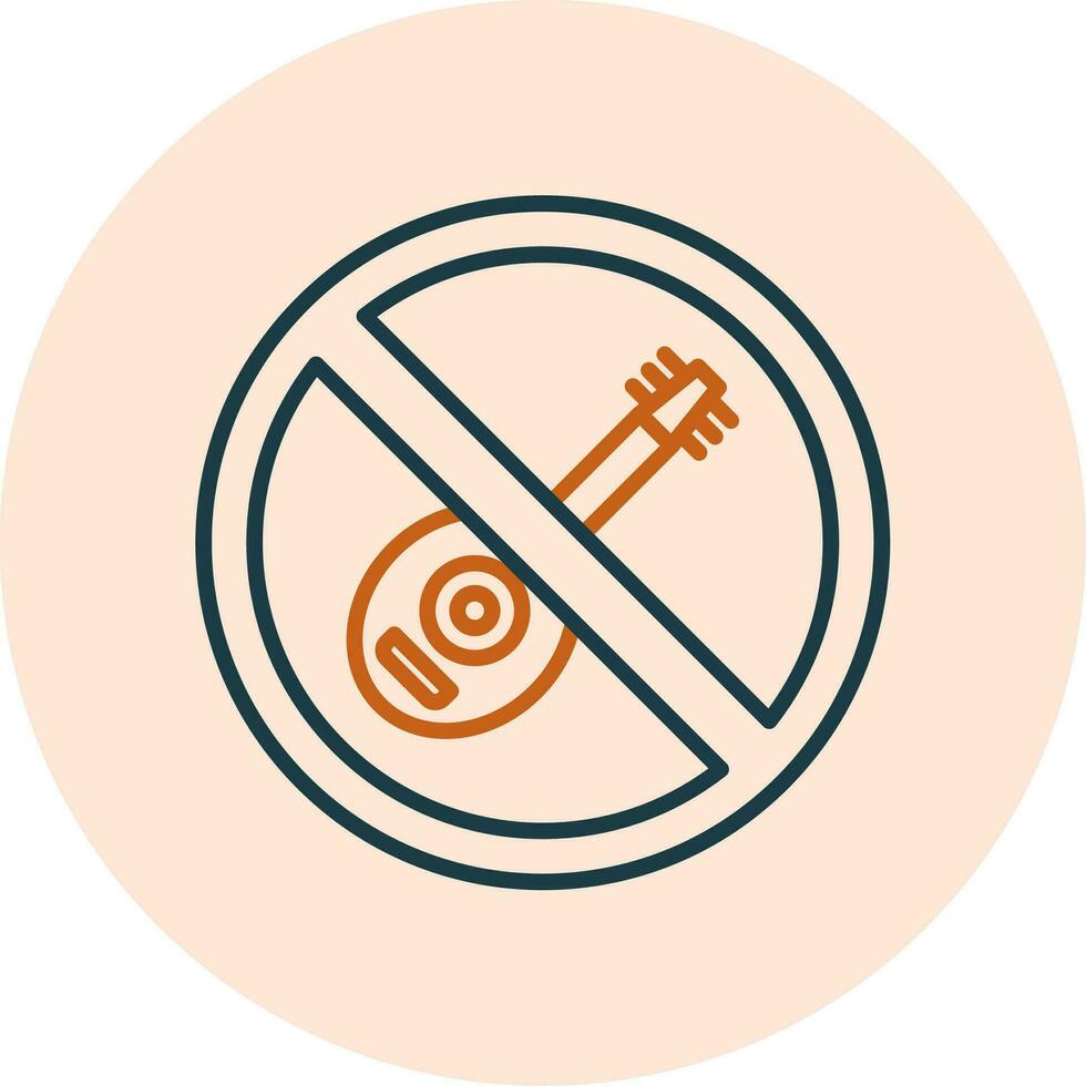 No Lute Vector Icon
