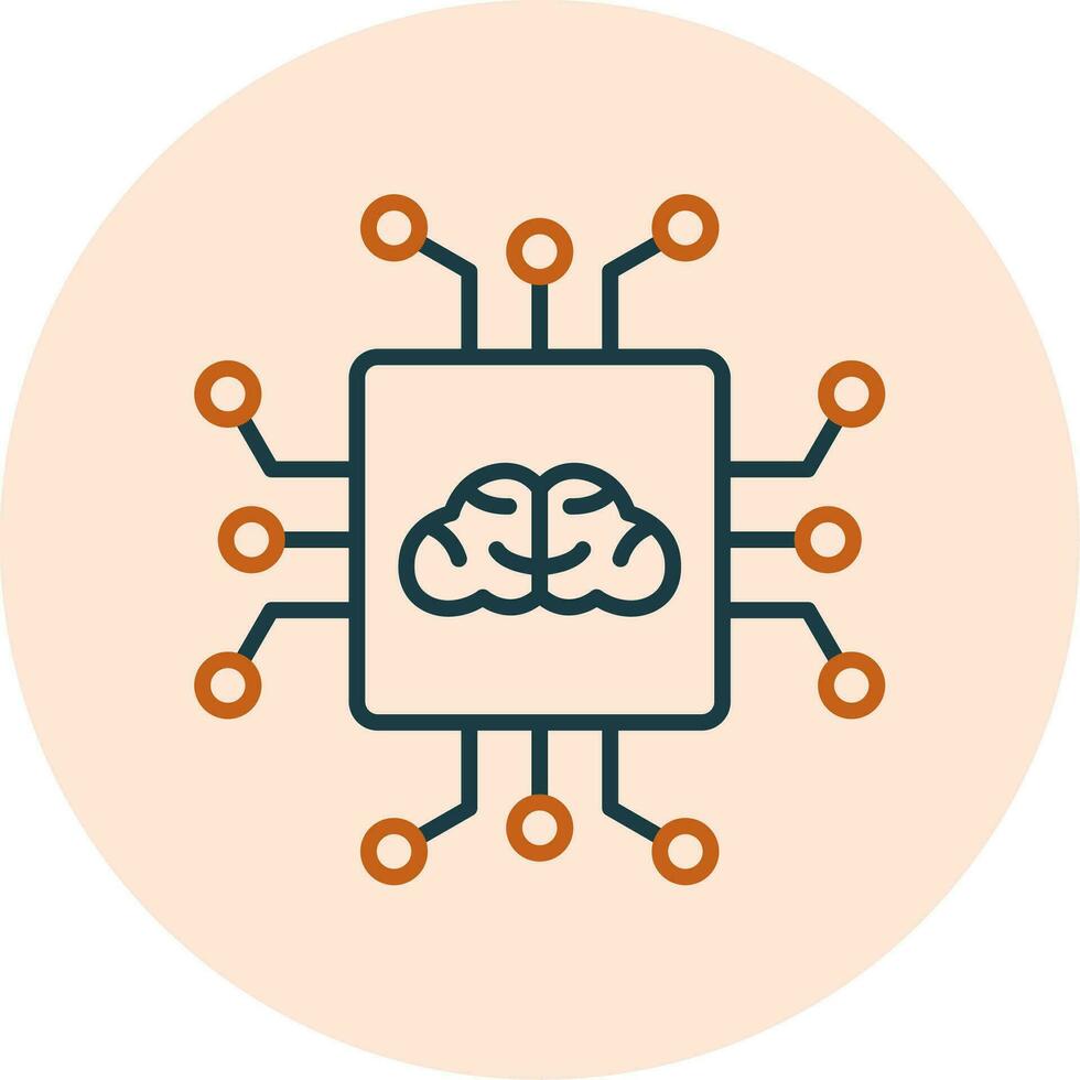 Artificial Intelligence Vector Icon