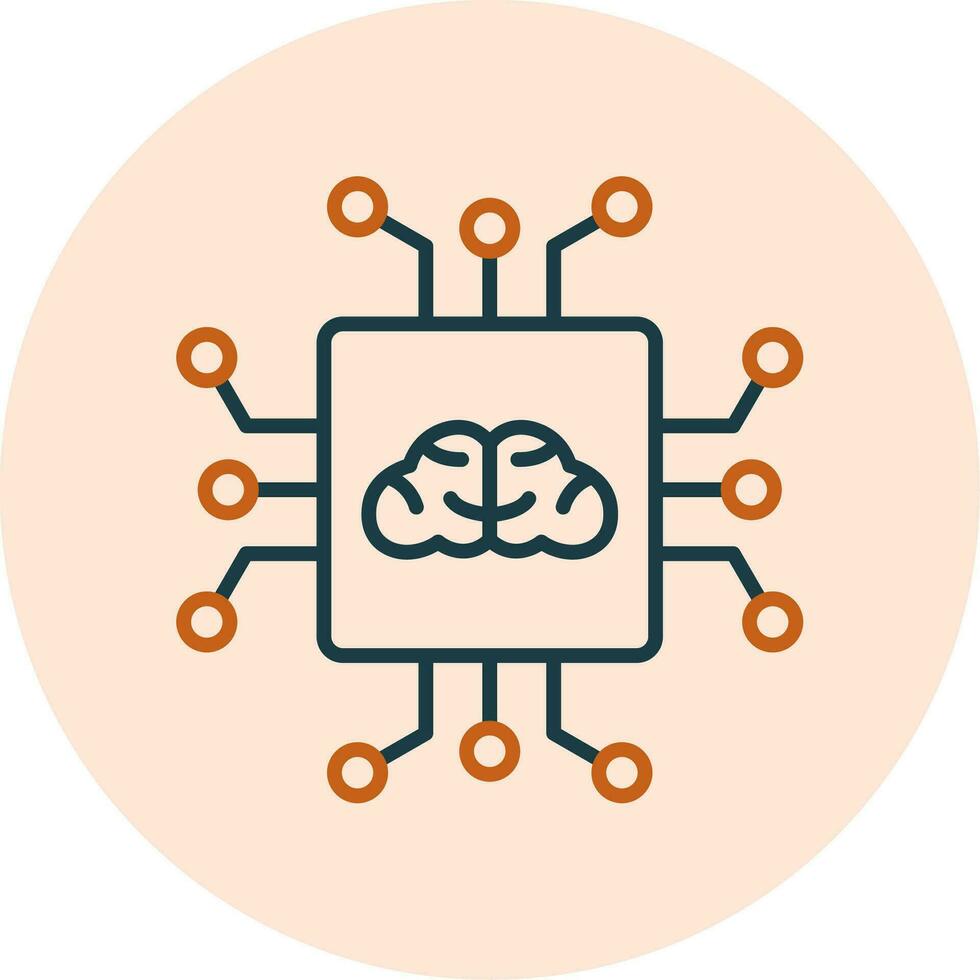 Artificial Intelligence Vector Icon