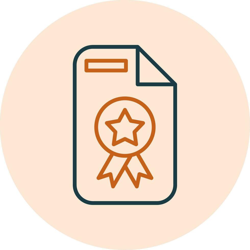 Certificate Vector Icon