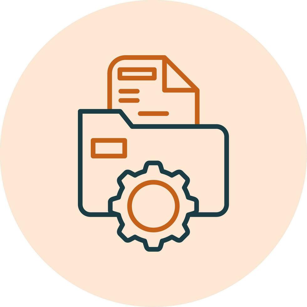 Folder Management Vector Icon