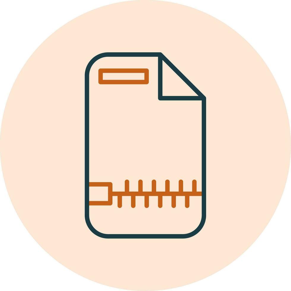 Zip File Vector Icon