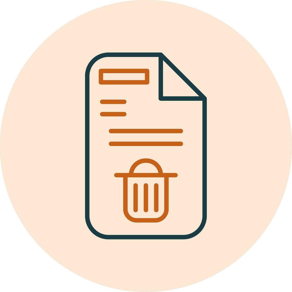 Delete Button Vector Icon