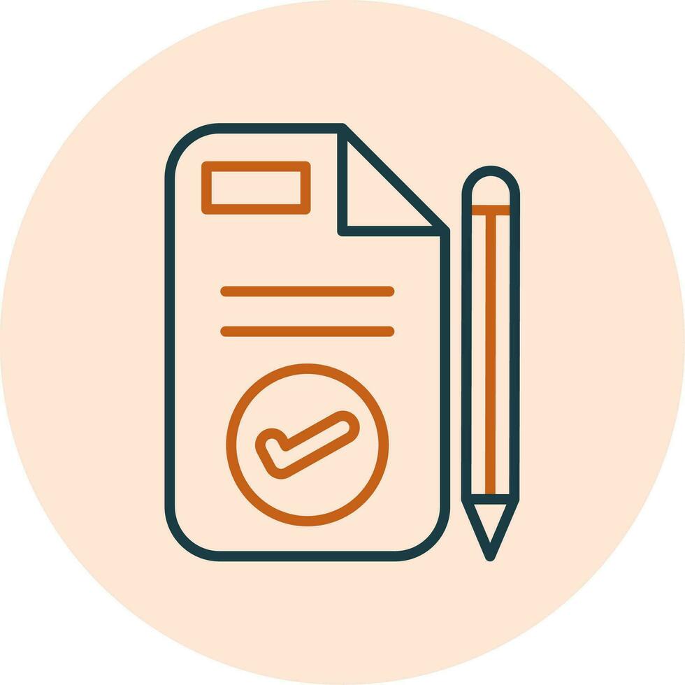 Pen And Paper Vector Icon