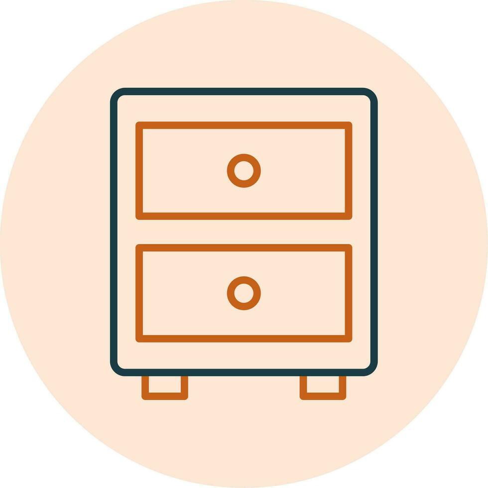 icono de vector de archivador