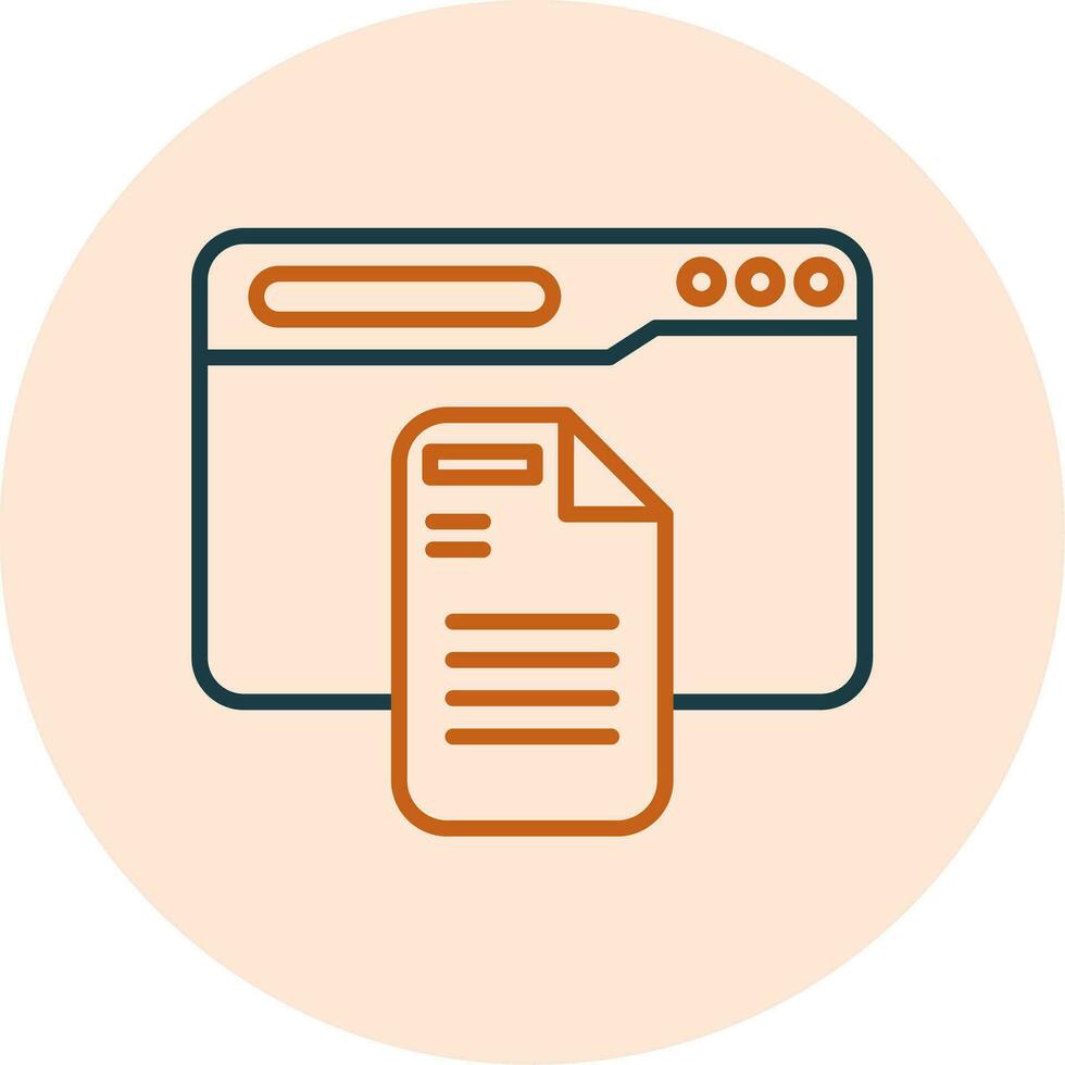 icono de vector de documento