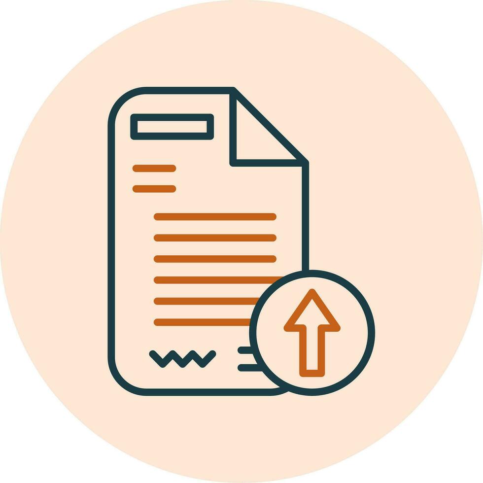 Upload File Vector Icon