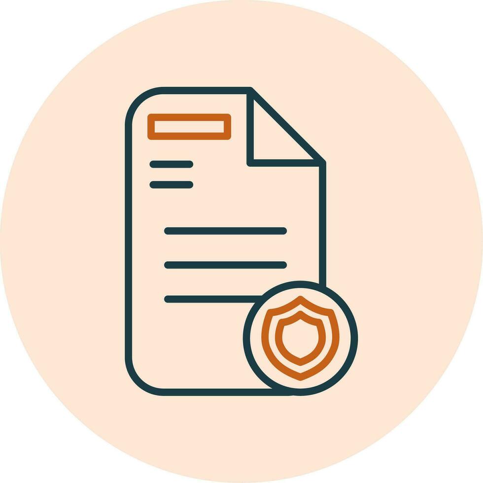 icono de vector de documento