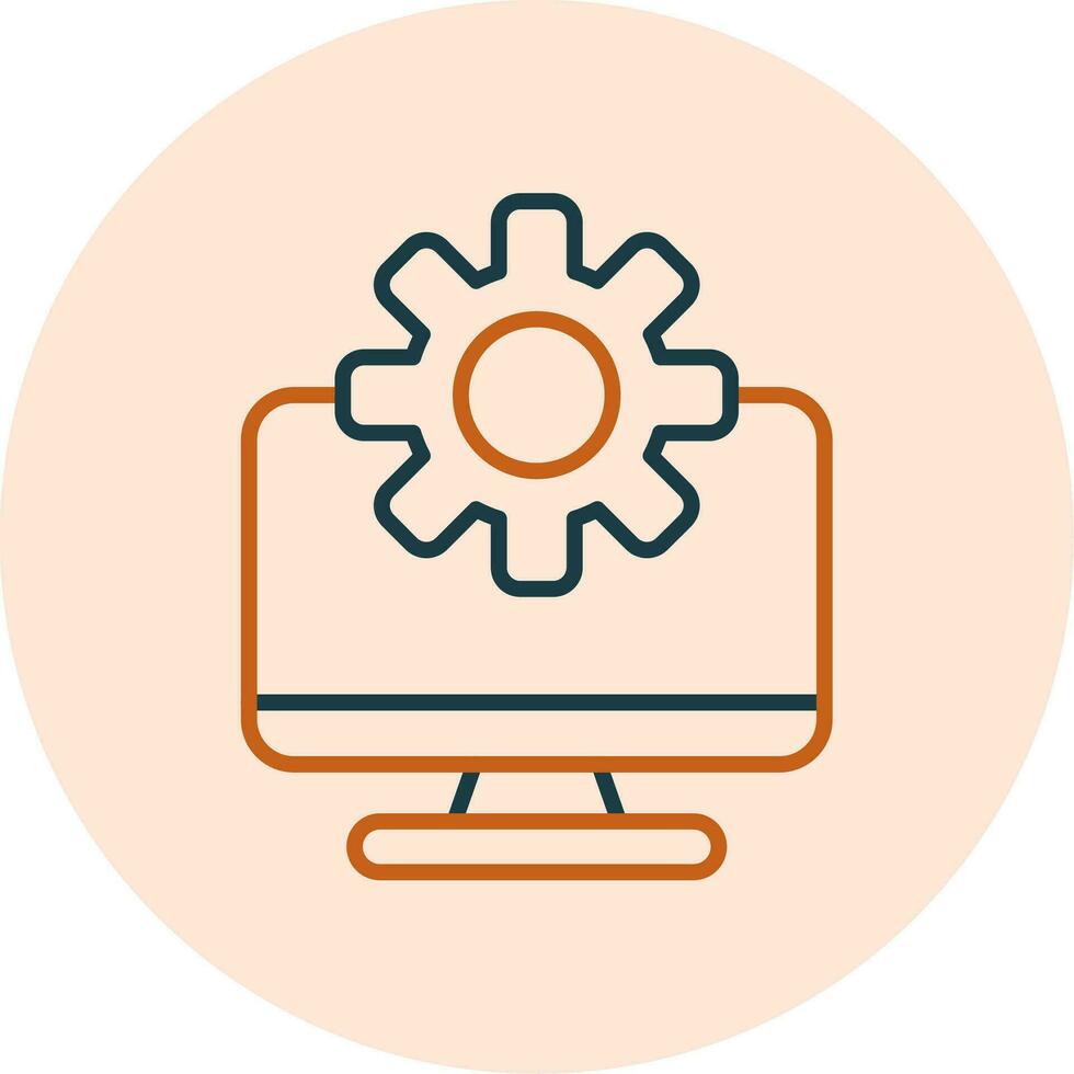 Computer Vector Icon