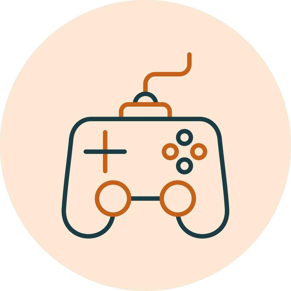 icono de vector de controlador de juego