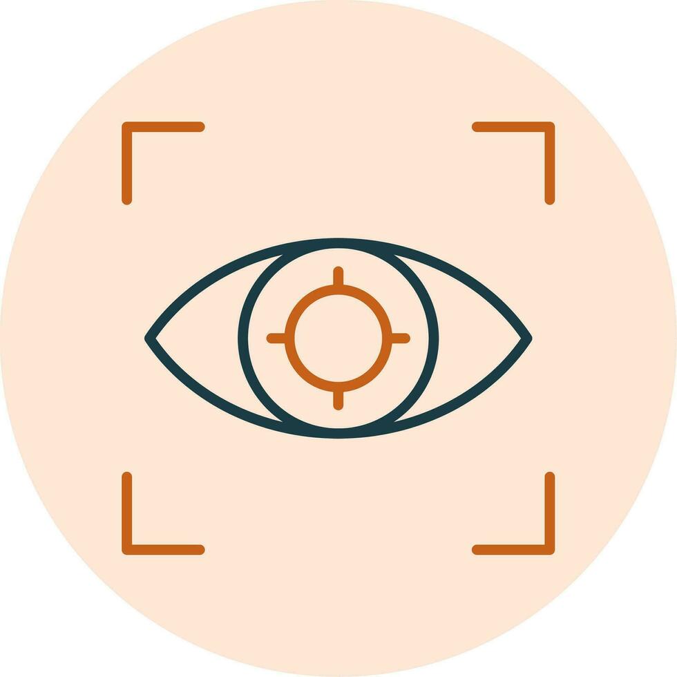 Eye Tracking Vector Icon