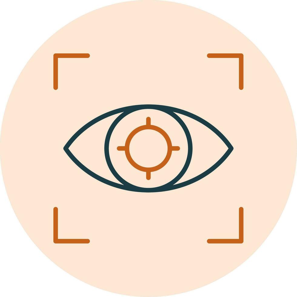 Eye Tracking Vector Icon