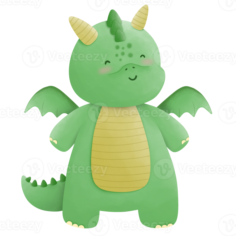 Aquarell Bild von ein süß wenig Grün Drachen, Hand gemalt Aquarell Aquarell Bild von ein süß wenig Grün Drachen, Hand gemalt Aquarell