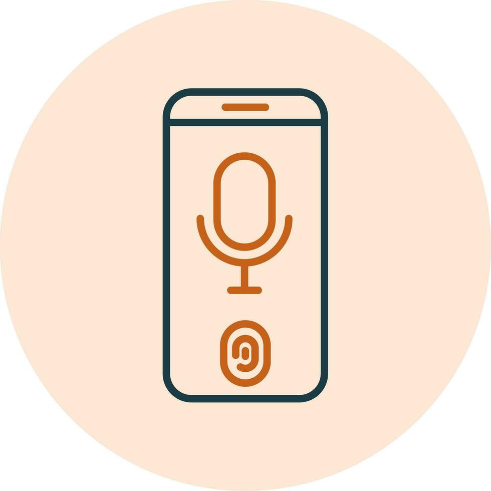 Voice Recognition Vector Icon