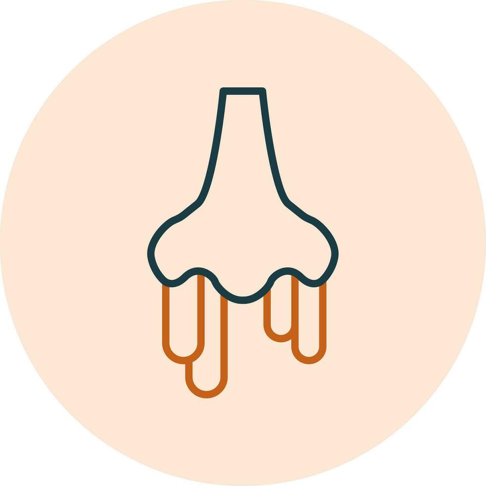 Runny Nose Vector Icon