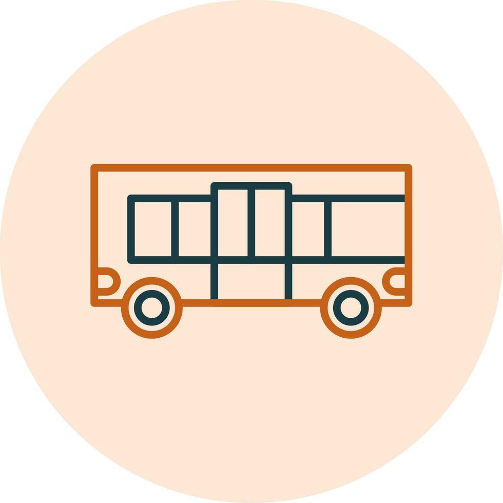 icono de vector de bus