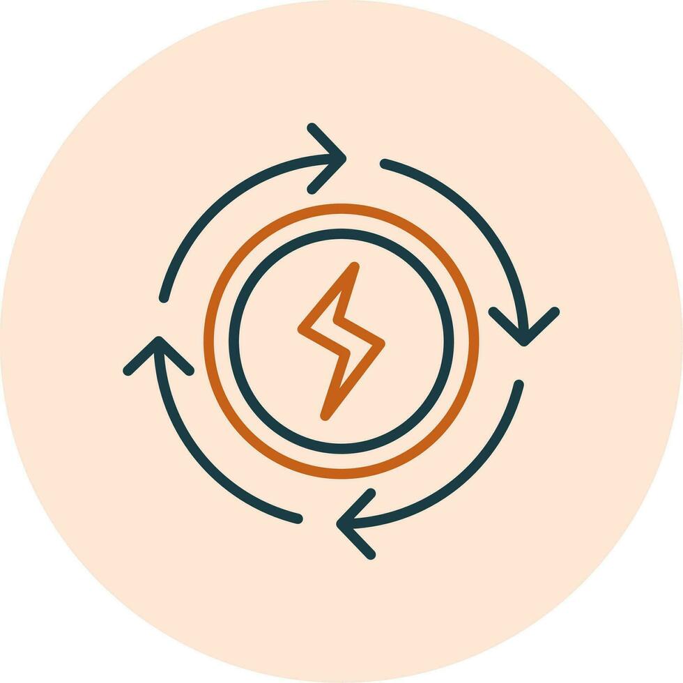 icono de vector de energía renovable