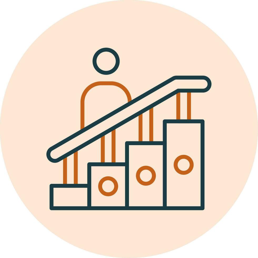 Escalator Vector Icon