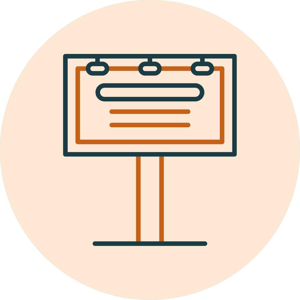 Billboard Vector Icon