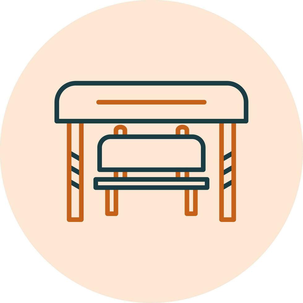 Bus Stop Vector Icon