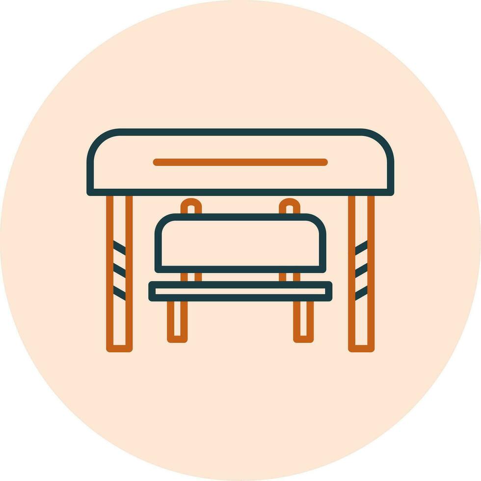 Bus Stop Vector Icon