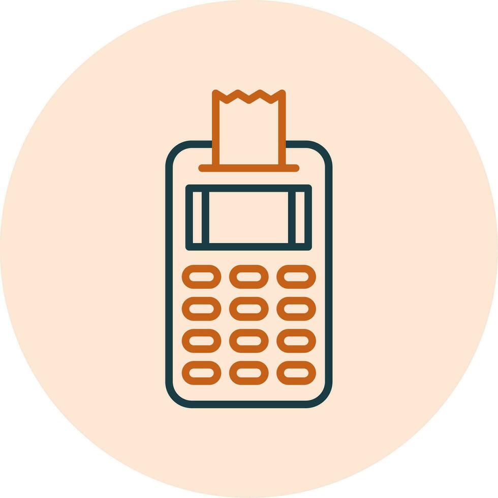 Pos Terminal Vector Icon