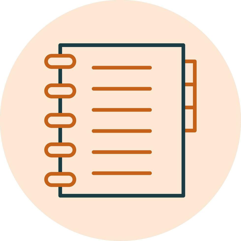 Notebook Vector Icon