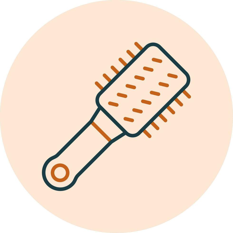 Hair Brush Vector Icon