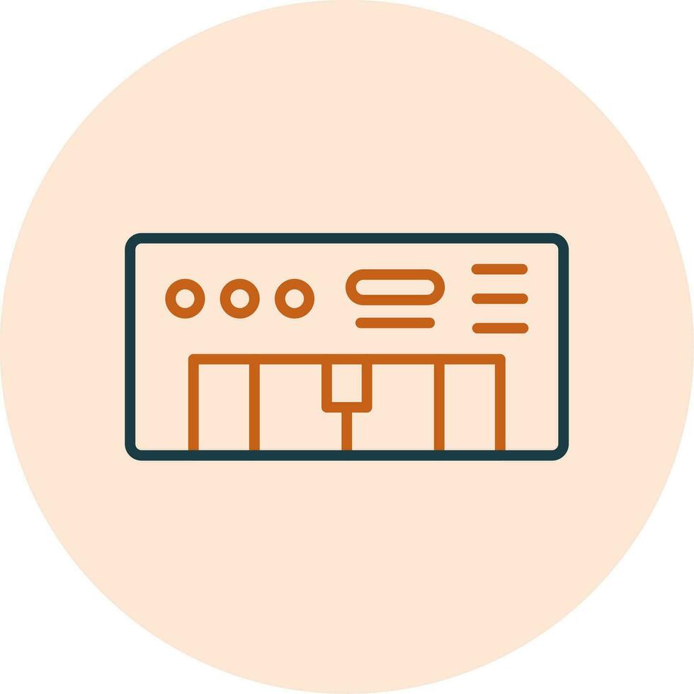 Piano Vector Icon