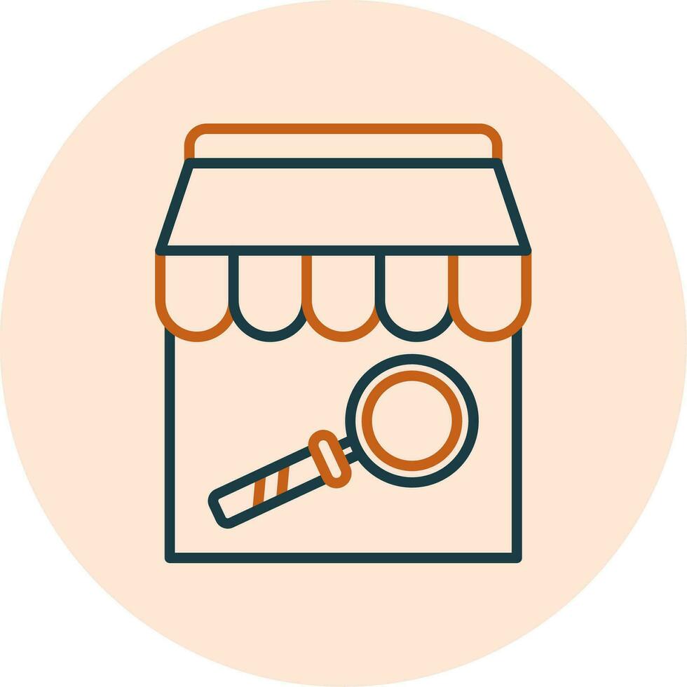 icono de vector de tienda