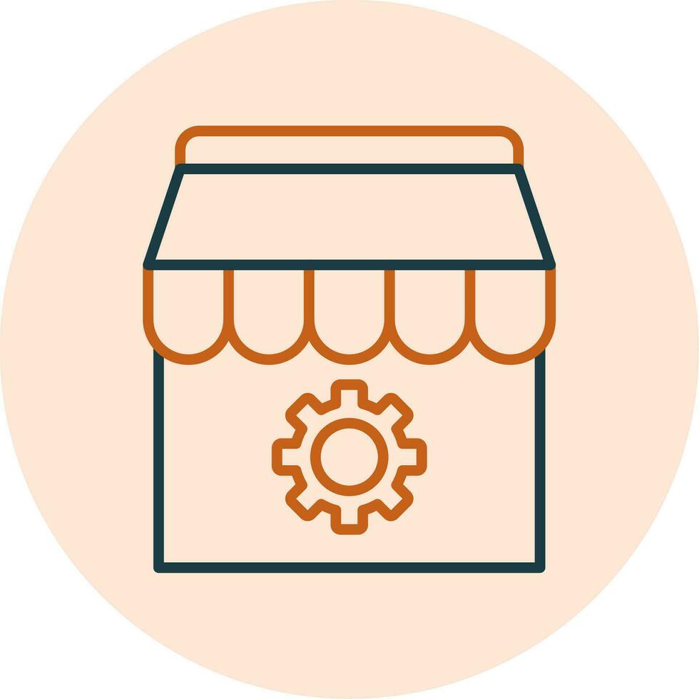 icono de vector de tienda