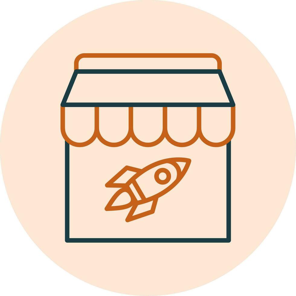 icono de vector de tienda