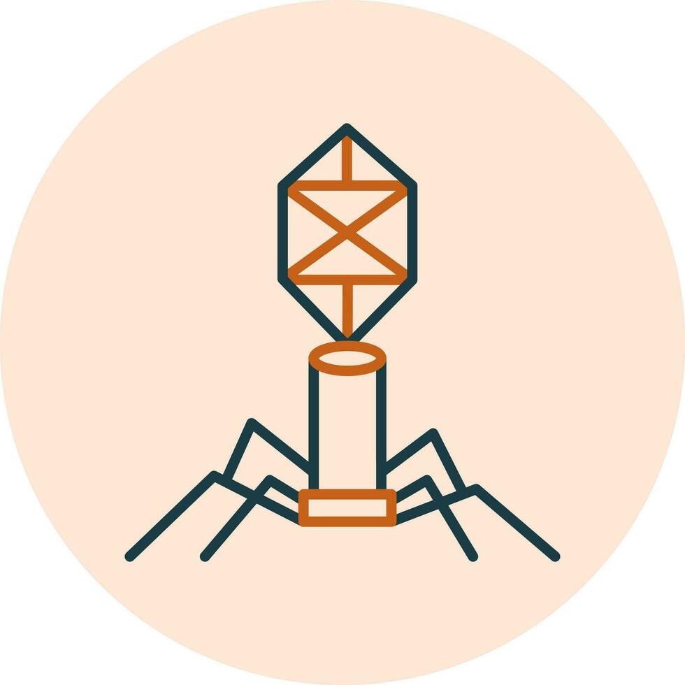 bacteriophage Vector Icon