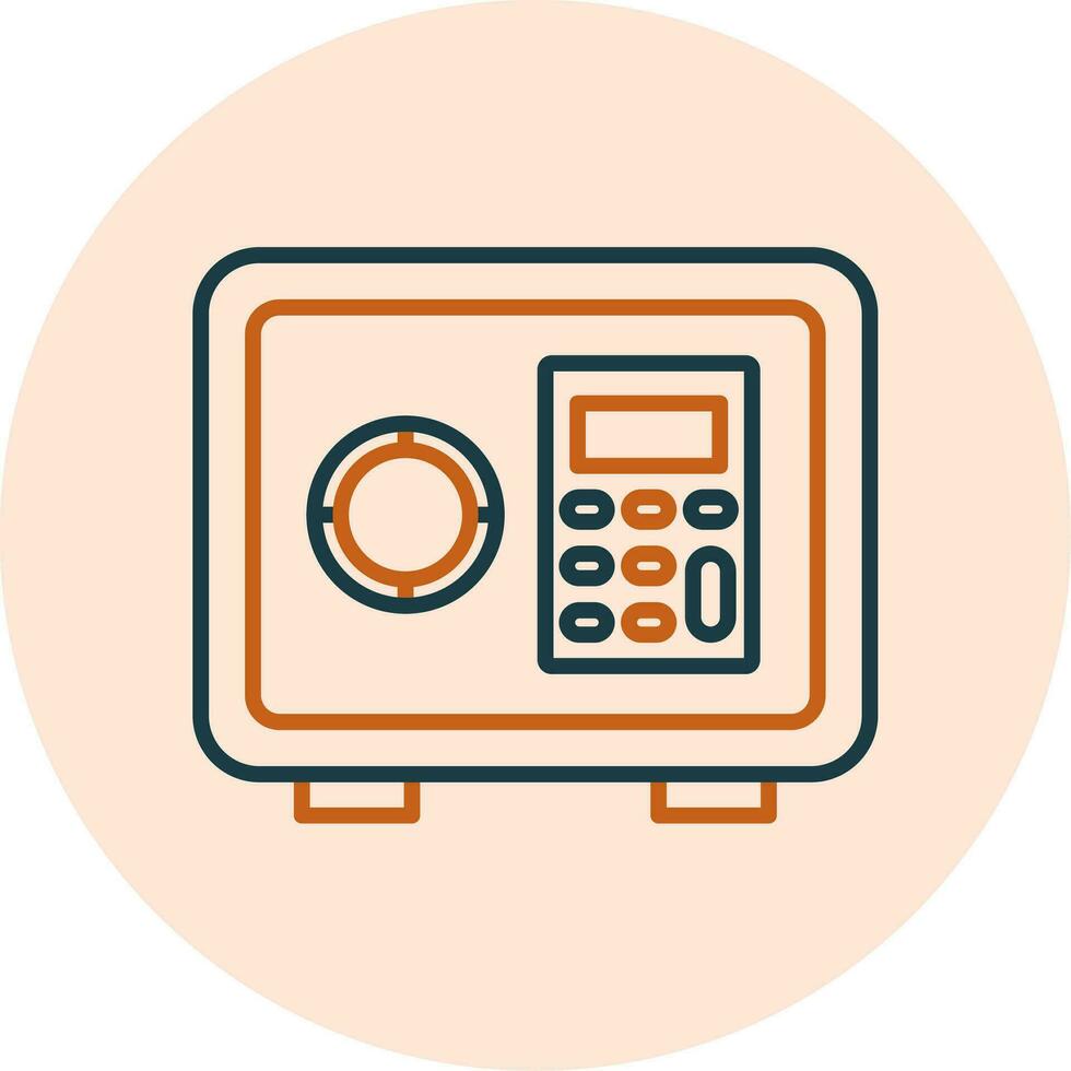 Safe Box Vector Icon