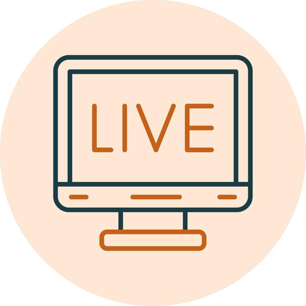 Live Vector Icon