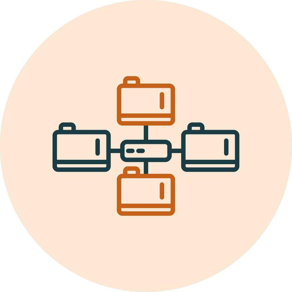 icono de vector de base de datos