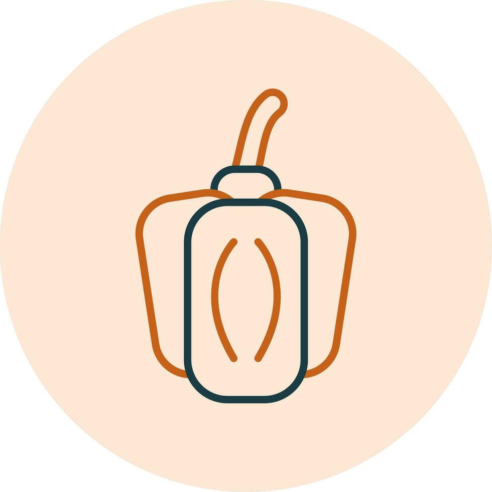 Green Pepper Vector Icon
