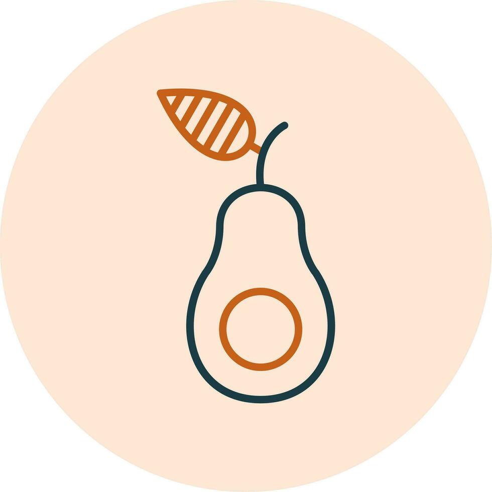 Avocado Vector Icon