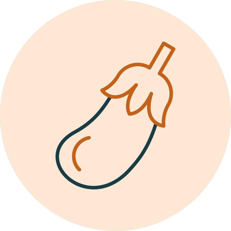 Eggplant Vector Icon