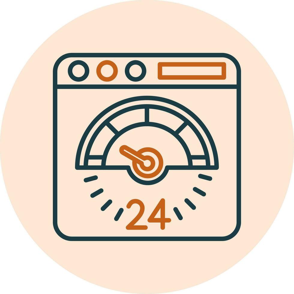 speed test Vector Icon