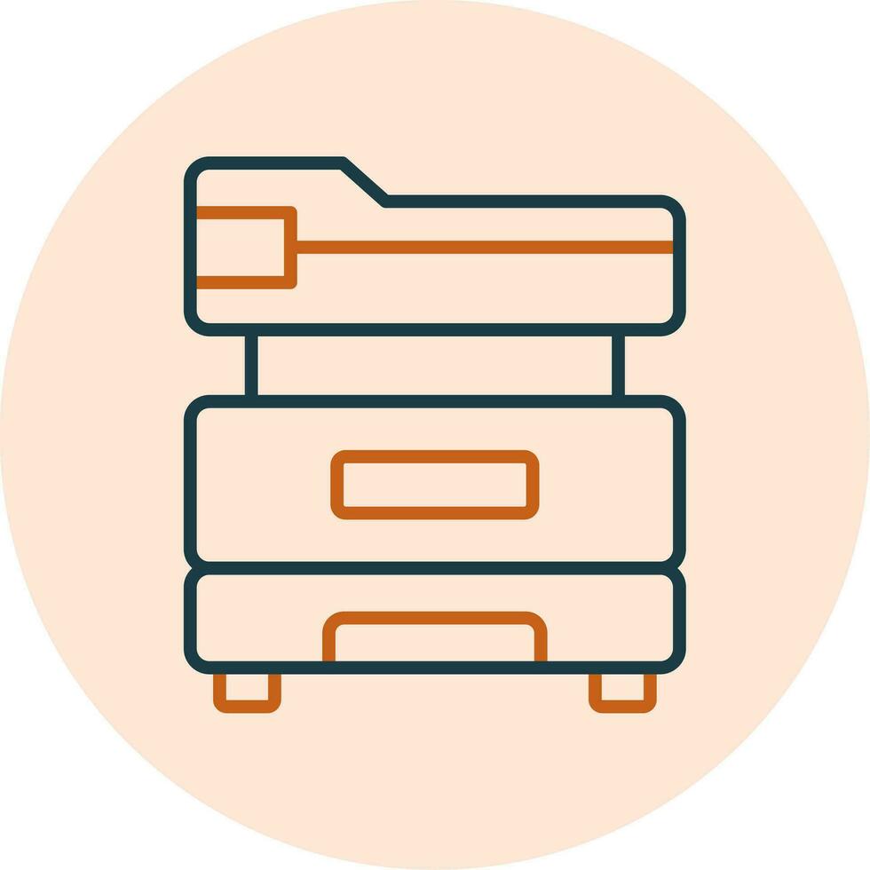 Multifunction Printer Vector Icon