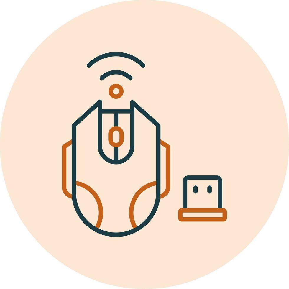 Wireless Mouse Vector Icon