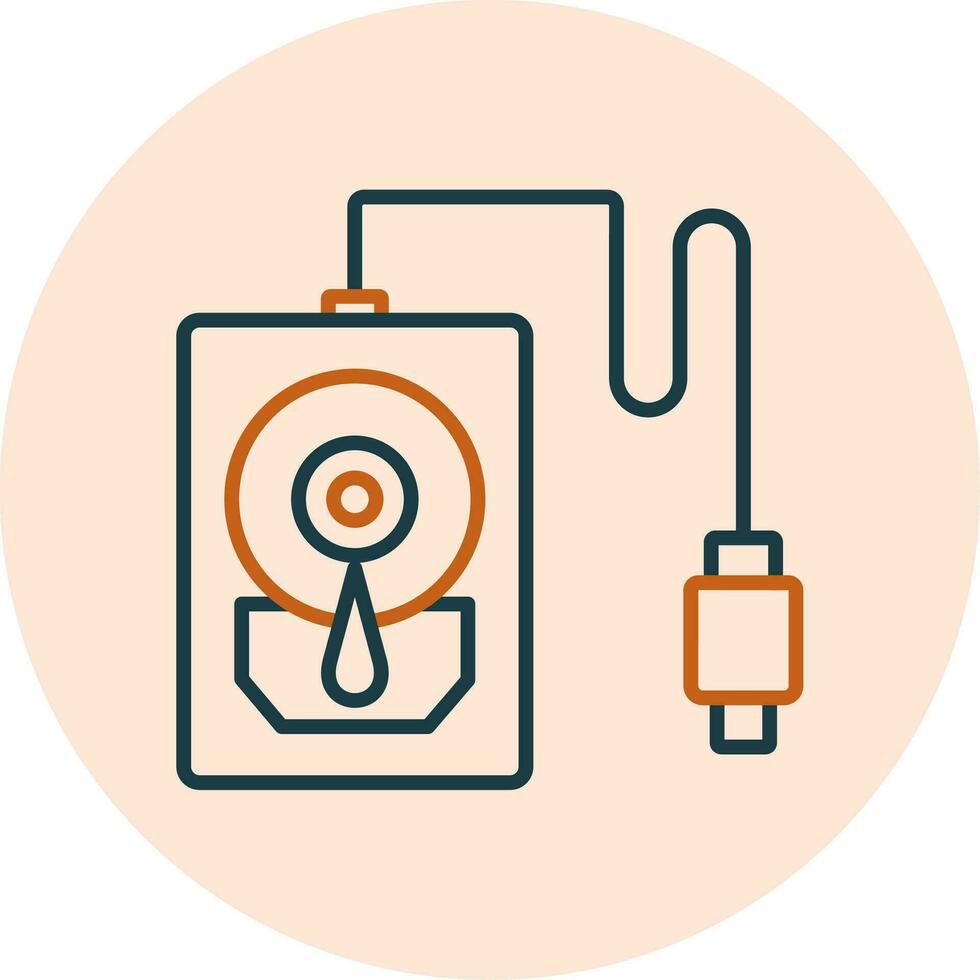 Hard Disk Vector Icon