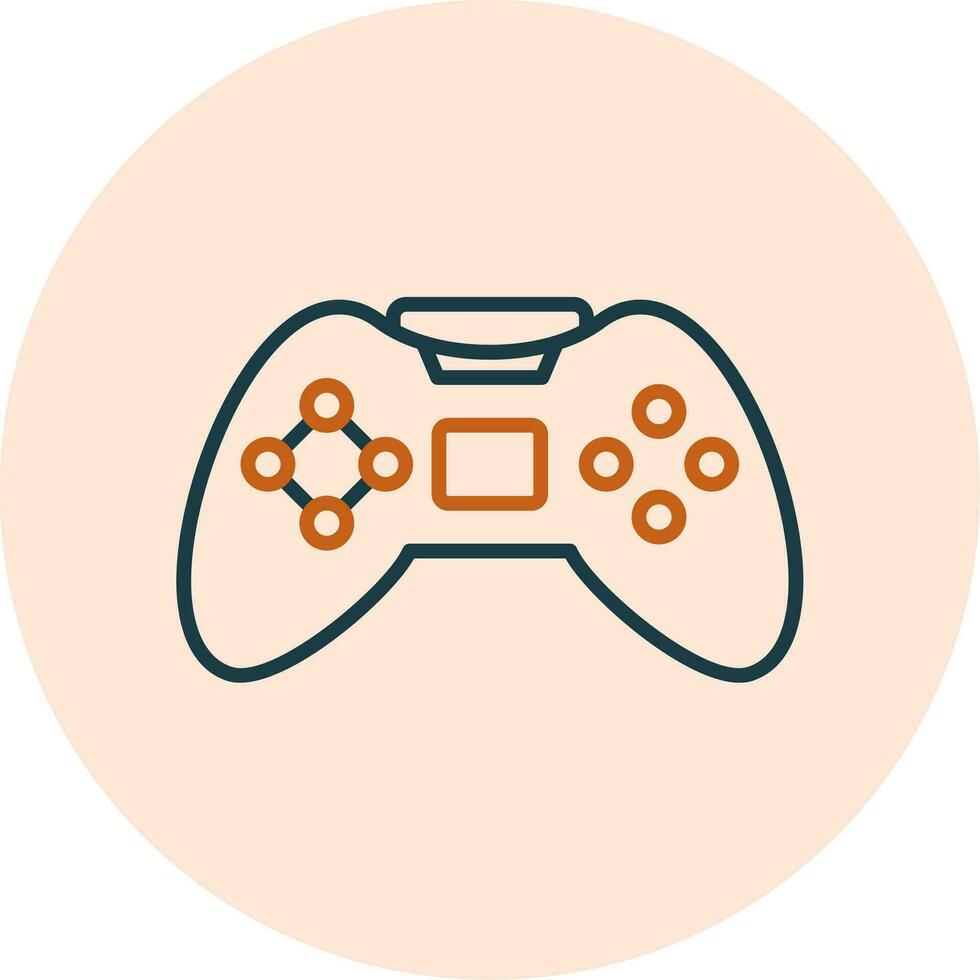 icono de vector de controlador de juego