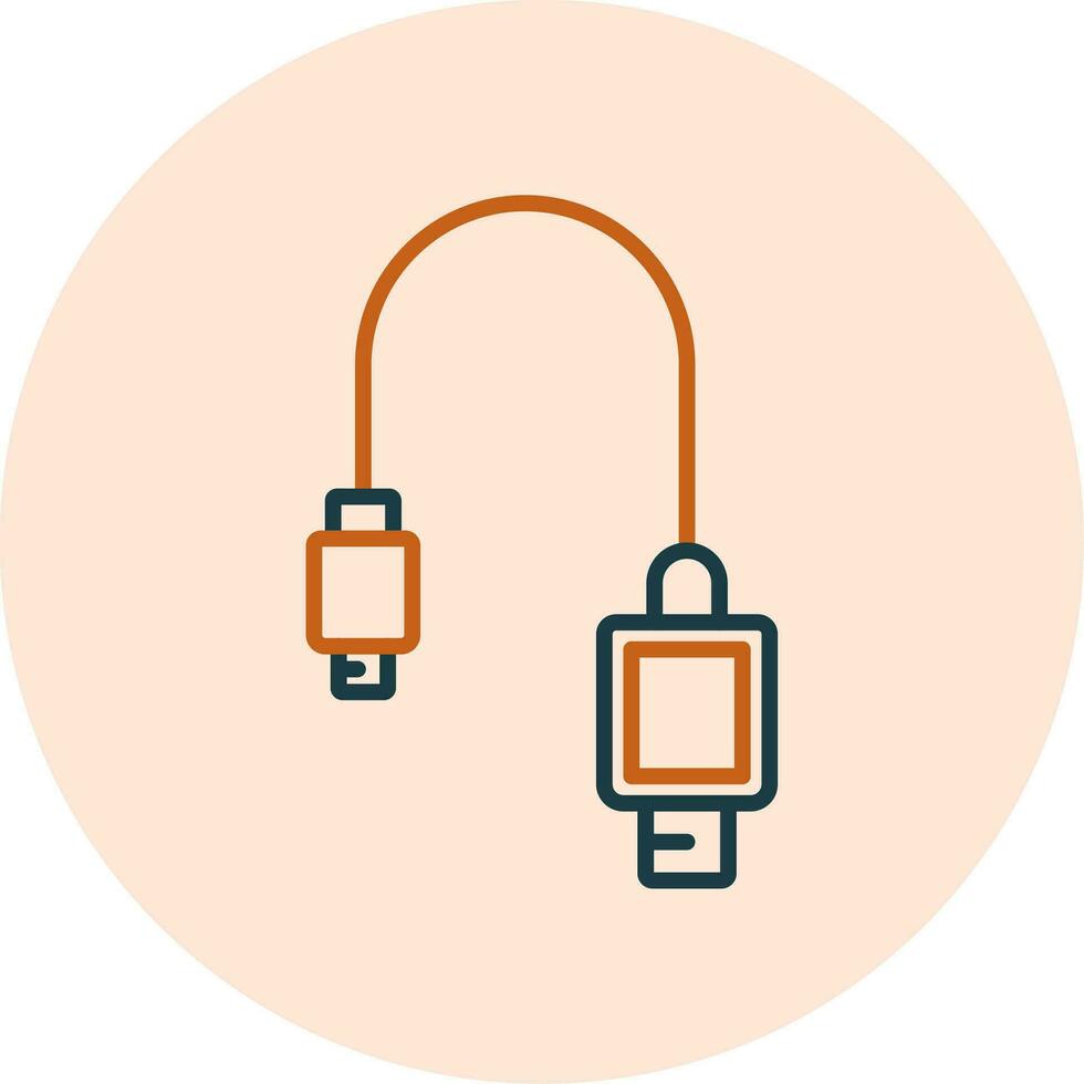 Usb Cable Vector Icon